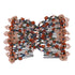 Ruihfas 2Pcs Handmade Beaded Easy Combs, Stretchable Double Combs Hair Clips for Curly Thick Wavy Hair