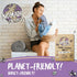 Eco-Friendly Laundry Detergent Sheets, Lavender, 80 Loads, Washer-Friendly Soap Sheet
