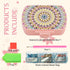 Organizer,6 Diamond Painting Pill Case, DIY Travel Pill Compartments Portable Case, Daily Portable Medicine Vitamin