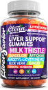 Clean Nutra Liver Cleanse Detox & Repair Gummies | Milk Thistle Gummy