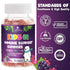 Immune Support Gummies for Kids & Toddlers, 120 Gummies, with Vitamin C, Zinc & Echinacea, Natural Berry Flavor