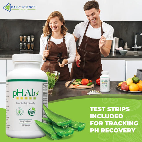 pHAlo pH Balance Supplement Pills - Magnesium, Bicarbonates Capsules for Alkaline Balance - Natural Treatment