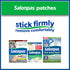 Salonpas Lidocaine 4% Pain Relieving Gel-Patch, 6 Count for Back, Neck, Shoulder, Knee & Elbow