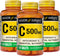 MASON NATURAL Vitamin C 500 mg - Supports Healthy Immune System, Antioxidant, 100 Tablets (Pack of 3)