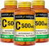 MASON NATURAL Vitamin C 500 mg - Supports Healthy Immune System, Antioxidant, 100 Tablets (Pack of 3)