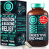 Digestive Enzymes with Probiotics and Prebiotics - Vegan Supplement for Gut Health & Digestion Support - 180 Caps
