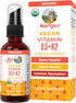 MaryRuth Organics Vitamin D3 K2 Spray, Vegan Liquid Supplement for Adults & Kids, Calcium Absorption, 1 Fl Oz