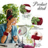 Ivyu Spa Skincare Headbands & Wristband Set, Cute Strawberry Makeup Headband for Women, Non-Slip Terry Cloth