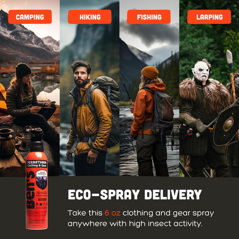 Ben's Clothing & Gear Insect Repellent Continuous Spray 6 oz. - 3 Pack