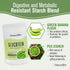 NaturalSlim Resistant Starch with Organic Green Banana Flour and Pea Starch Blend - 16 Servings, Non-GMO & Gluten Free