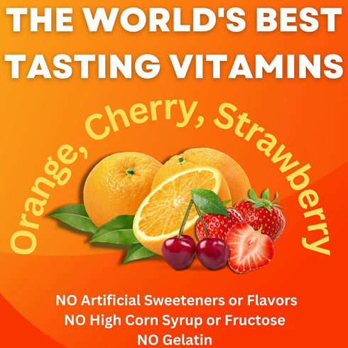 Halal Kids Multivitamin Gummies | Vitamin C, D, Zinc, A, E, B6, B12, Biotin, Folate | 90 Count, Vegetarian, Gluten Free