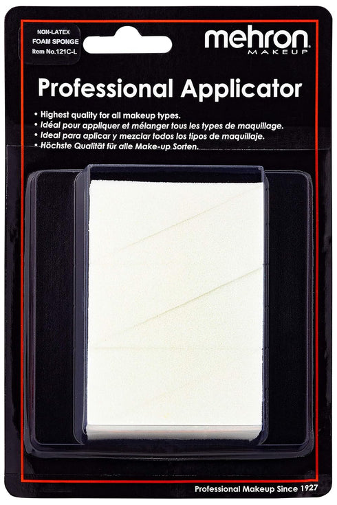 Non-Latex Triangular Foam Makeup Sponge Wedge, Professional Special Effects Applicator for Face & Body Paint