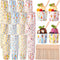 Ninehaoou 300 Sets 6 oz Ice Cream Cups Bulk with Spoons Disposable Dessert