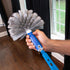 Unger Cobweb & Corner Duster, Cleaning Tool for Ceilings, Moldings, HVAC, Compatible with Telescopic Poles