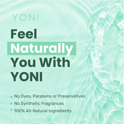 Yoni All-Natural Feminine Care Gel Wash | Powerful Plant-Based Daily Cleanser For Intimate Areas | Odor Control