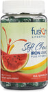 Iron Supplement for Women and Men - 30 Count Watermelon Flavored Soft Chews with Vitamin C for Iron Deficiency