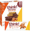 think! Protein Bars with Chicory Root for Fiber, Gluten Free, Salted Caramel, 1.4 Oz (30 Count)