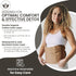 Pack 10pc Trust Your Gut Organic Cotton Castor Oil Wraps, Reusable Breathable Stomach, Neck & Foot Wraps + Breast Pads