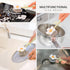 Vigar Florganic Daisy-Shaped Dish Brush with Vase Dish Brush Holder, Dish Brush with Handle, for Pot Scrubber, Kitchen