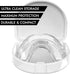 Mouth Guard for Women, Custom Fit Moldable, (2) Guards for Teeth Grinding & Case, Comfortable Dental Guard