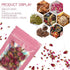 120 PCS Smell Proof Mylar Bags: Resealable Holographic Packaging Pouch with Clear Window for Food Storage (Black)
