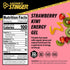 Honey Stinger Strawberry Kiwi Energy Gel | Caffeinated Gluten Free Sports Nutrition for Exercise, 24 Pack