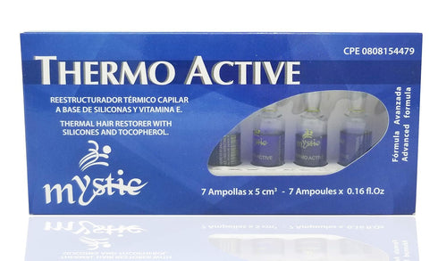 Mystic Thermo Active Hair Ampoule Pack of 7 – Exceptional Shine and Softness with Silicones and Vitamin E