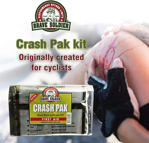 Cyclist First Aid Kit – Antiseptic Ointment, Bandages, Pain Relief for Cuts, Scrapes, Burns