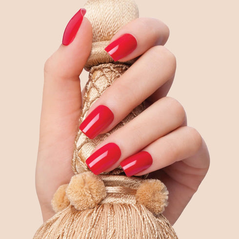 KISS Press On Nails, Full-Cover, Short Square, Clear, Squoval Shape, 100 Nails & 3g Glue Included