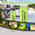 AAA Rechargeable Battery, 1.2v Ni-MH Solar Batteries, Low Self-Discharge for Solar Pathway Lights (600mAh - 4 Pack)