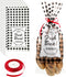 Zonon 100 Pack Bread Bags for Homemade with 1 Roll Tie Ribbon 18