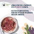 HAPPY FOX Organic Sea Moss Raw Purple - Makes 75oz of Seamoss Gel, Certified Non-GMO, Wildcrafted Superfood - 100 gram