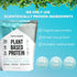 Plant-Based Protein Powder – Vegan Protein from Pea, Rice & Pumpkin, No Added Sugar, Tiramisu - 15 Servings