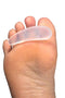 Silipos 10435 Large Shock Absorbent Silicone Buttress Pad, Left, Pack of 3 with Reinforced Toe Loop