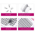 Volume Lash Extensions D Curl 12D Premade Fans 0.07 Mixed Tray Eyelashes Extension Individual Lashes (12D-0.07-D,