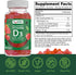 YumVs High Potency Vitamin D3 Gummies 5000 IU - Berry Flavor - Vegetarian, Kosher, Gluten Free - 120 Count