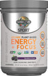 Garden of Life Sport Organic Plant Based Energy + Focus Clean Pre Workout Powder, Blackberry, 15.3 Oz