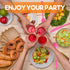 wlilupah 120 Set 40 40 40 Disposable Plastic Cutlery Forks and Spoons and Knifes for Home Office School Party Picnics