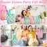 Wovnet 30 10 8 4in Pcs Easter Gift Bags Pastel Colors Easter Bunny Goodie Treat Tote Bags with Handle Reusable Non