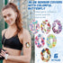 36 Pack Adhesive Patch Compatible with Dexcom G6 Breathable Colorful Butterfly CGM Patches Waterproof Butterfly Pre Cut Adhesive Tape for Continuous Glucose Monitor Protection