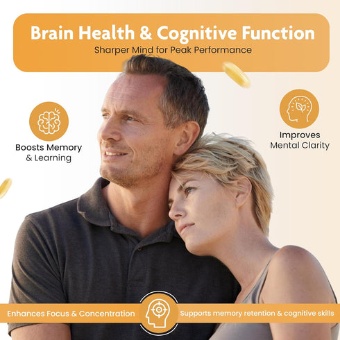 NUTRASAN 3 2640mg 30 3 60 Omega Fish Oil Supplement - Servings EPA + DHA Omega for Women & Men - Supports Heart, Brain