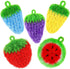10 Pieces Fruit Dish Scrubber, Non Scratch Double Layered Kitchen Sponge, No Odor for Washing Dishes, Cookware, Tubs,
