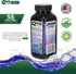 Qwix Mix 1 55 100% Commercial Windshield Washer Fluid Concentrate, Bottle Makes Gallons - Biodegradable Grime & Dirt