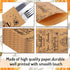 Whaline 100 Pack Fall Thanksgiving Silverware Bags, Rustic Kraft Paper Cutlery Holders for Autumn Party Supplies