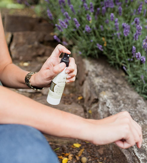 Victoria's Lavender Organic “Don’t Bug Me” Insect Spray, Made with Plant Based Essential Oils & Aloe Vera (4 oz Single)