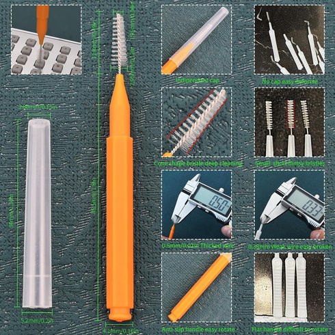 Shower Head Cleaning Brushes - Renew Showerhead, Anti-Clogging Tools for Small Hole Cleaning, Gaps, Crevice