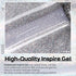 modelones Sparkle Silver Glitter Gel Nail Polish Set, 15 ML Soak Off Chrome Platinum for DIY Manicure Nail Art Gift