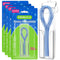 Floss Threaders for Braces, Bridges, and Implants, 50 Count (Pack of 4)