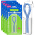 Floss Threaders for Braces, Bridges, and Implants, 50 Count (Pack of 4)