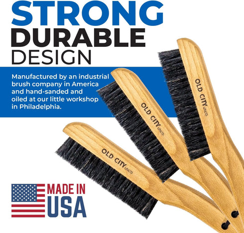 Clothes Brush Garment Brush, Lint Remover for Clothes, 100% Boar Bristle